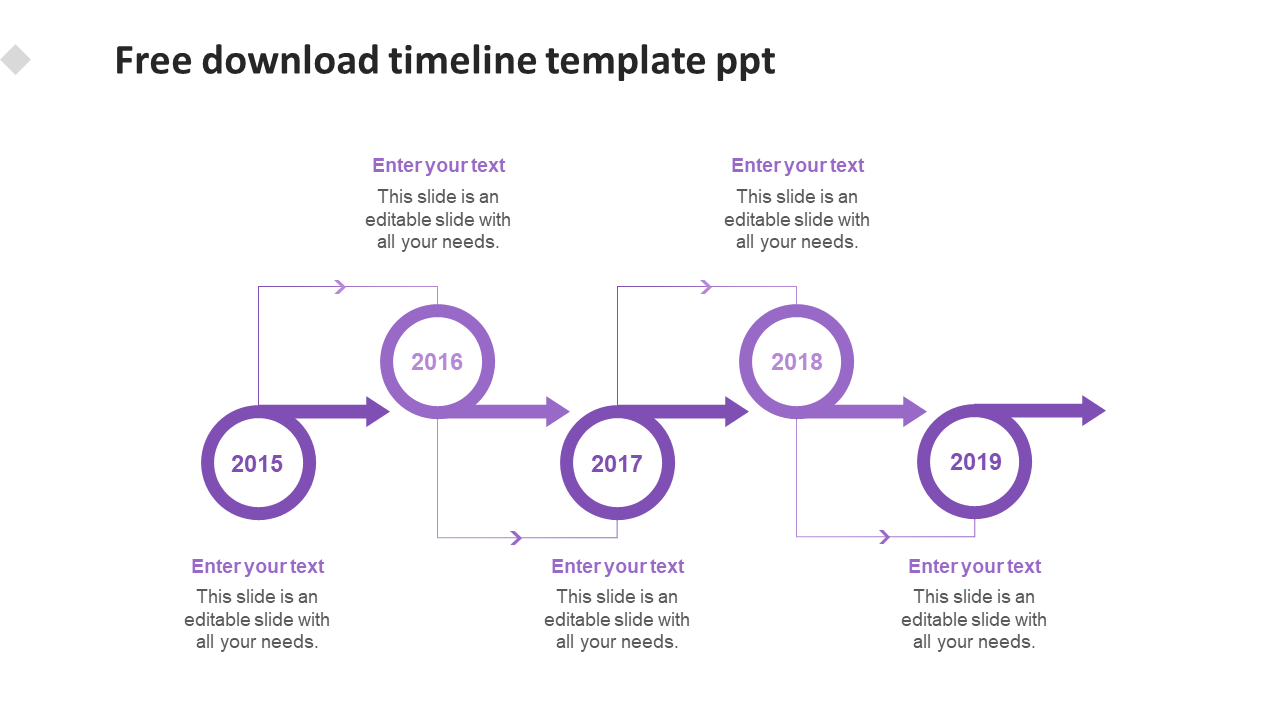 Free - Use Free Download Timeline Template PPT Design